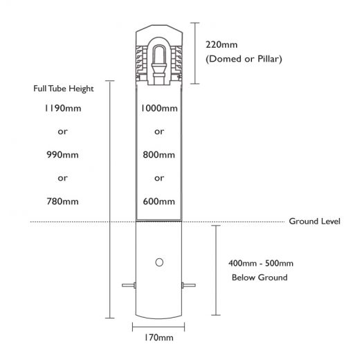 Fortress Bollard Light - Professional Root Mount System - Image 7