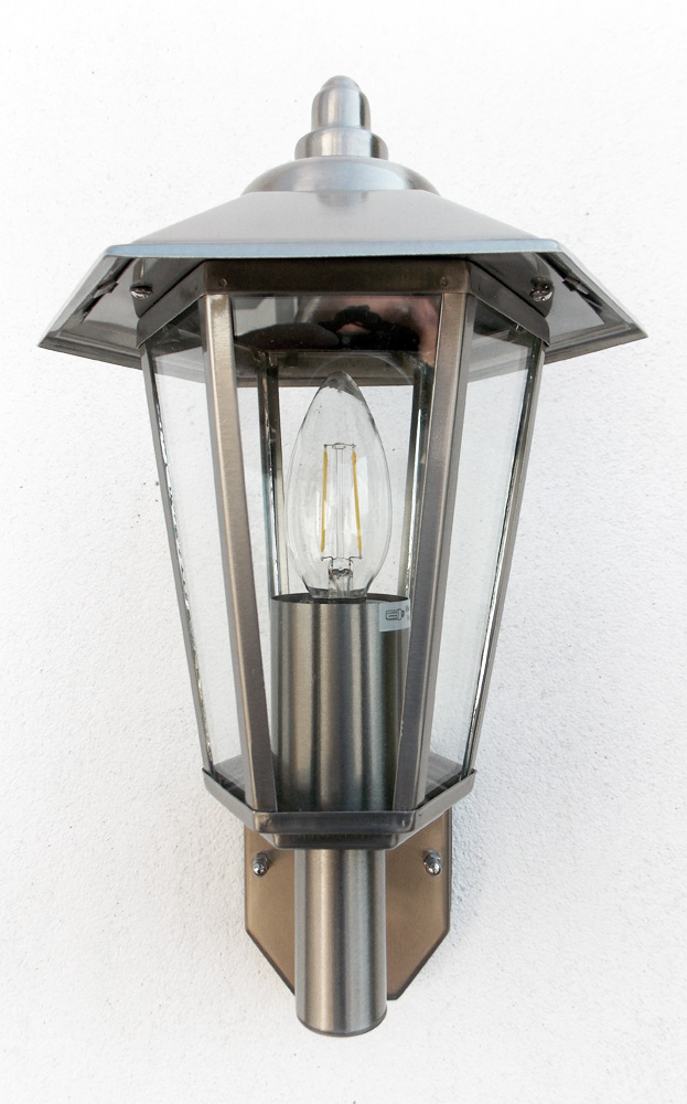 Stellus CONTESA WL PC - Stainless Steel Wall Light with Photocell (Dusk to Dawn) - Image 2