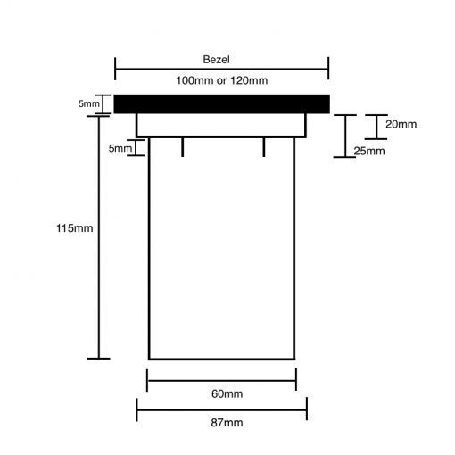 Decimax 120mm - 12v Recessed Light - Stainless Steel (304) - Image 9