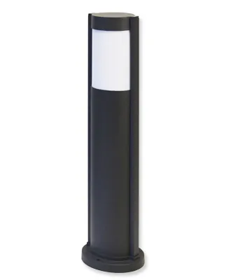Ovus 650 G -Modern Weatherproof Post Light / Illuminated Bollard - Dark Grey