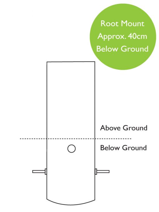 Parabola Dusk to Dawn Bollard Lights (Photocell) - Professional Root Mount System - Image 6
