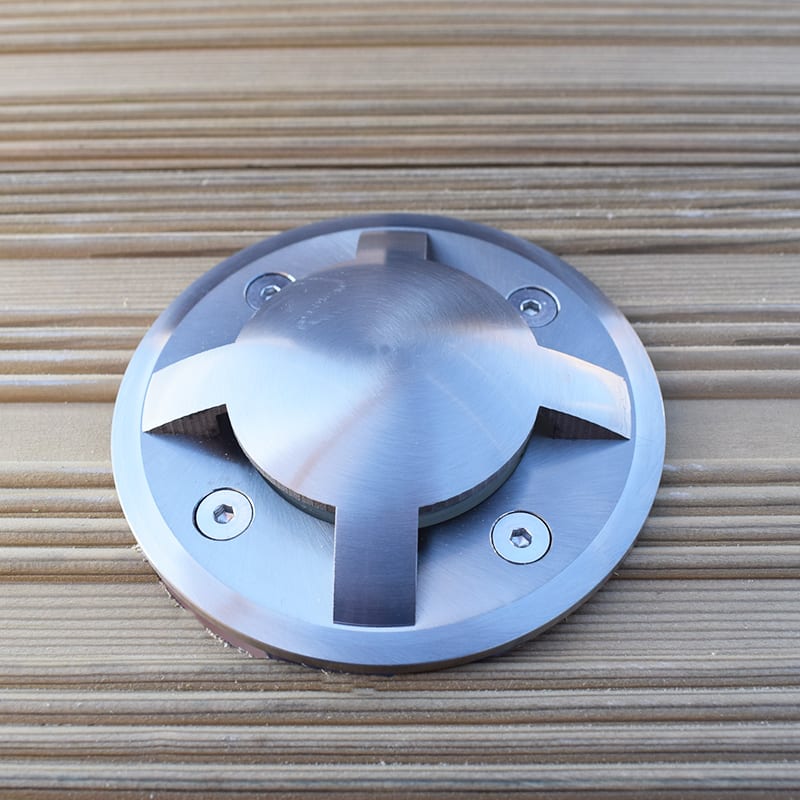 Quadmax 12v Plug and Play - Large 4 Way In Ground / Step Light - Stainless Steel (304) - Image 9