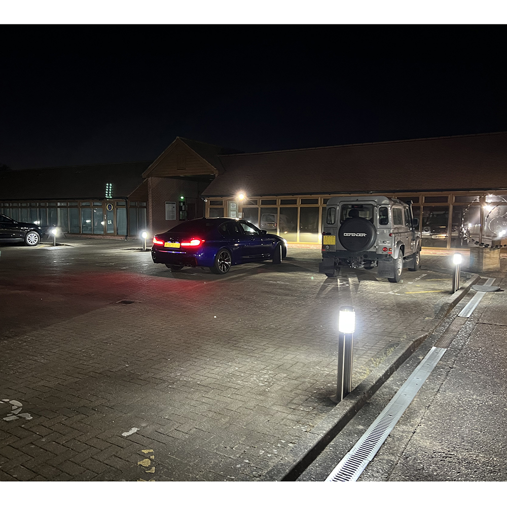 MARINA - Commercial Marine Grade 316 Stainless Steel Bollard Light - Surface Mount - Image 5