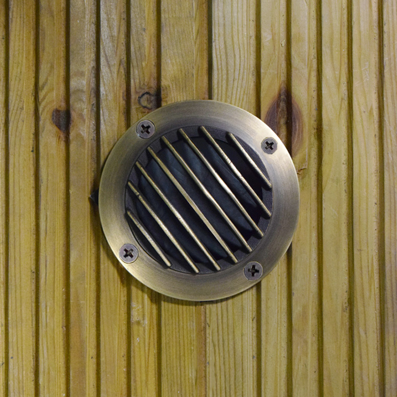 Charleston Guardlite - 12v Brass Recessed Light - Plug and Play (IP68) - Image 5