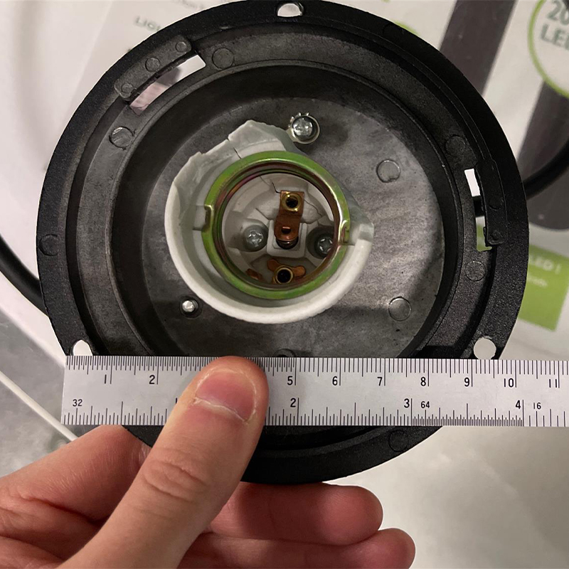 Light Bulb Holder / Connection Box (Green/Black) - Image 2