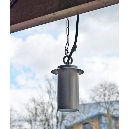 Pergolux 240v Hanging Light - Satin Silver - Image 6