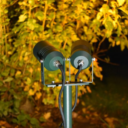AlvaLED - Adjustable 12v Twin Spike Light (MR16 / 12V) - Black / Green / Titanium Silver / Cocoa Copper - Image 7