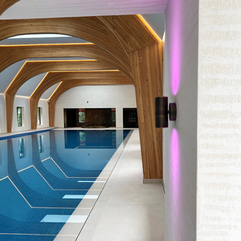 Hilospot - Outdoor Twin Spotlight - Solid Brass Rustic Bronze (240v) - Image 4