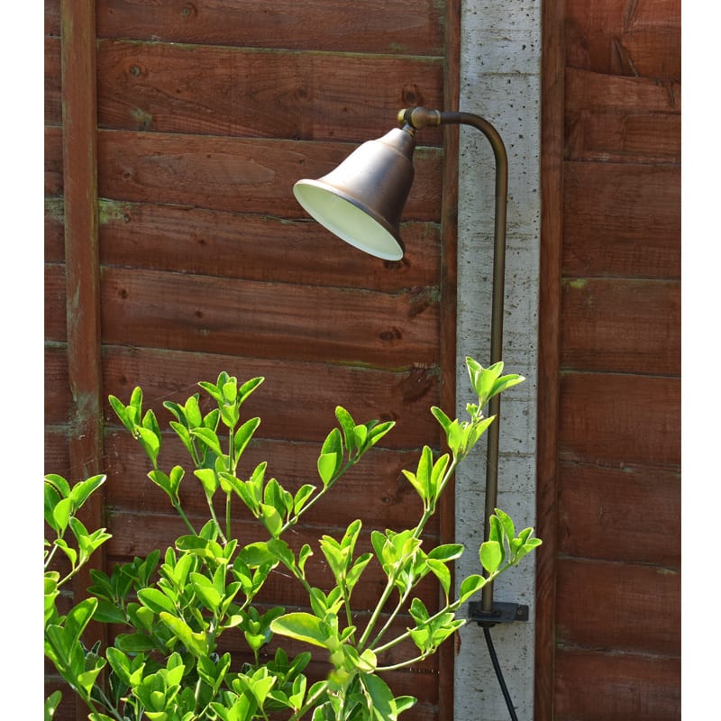 Charleston Cobra Gutter Mount / Wall Bracket, Brass (Rustic Bronze Finish) - Image 2