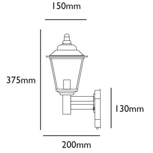 Stellus CLASSICA 375 WL PC - Stainless Steel Wall Light with Dusk to Dawn Photocell - Image 7