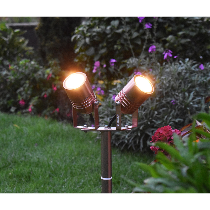 AlvaLED - Adjustable 12v Twin Spike Light (MR16 / 12V) - Black / Green / Titanium Silver / Cocoa Copper - Image 3