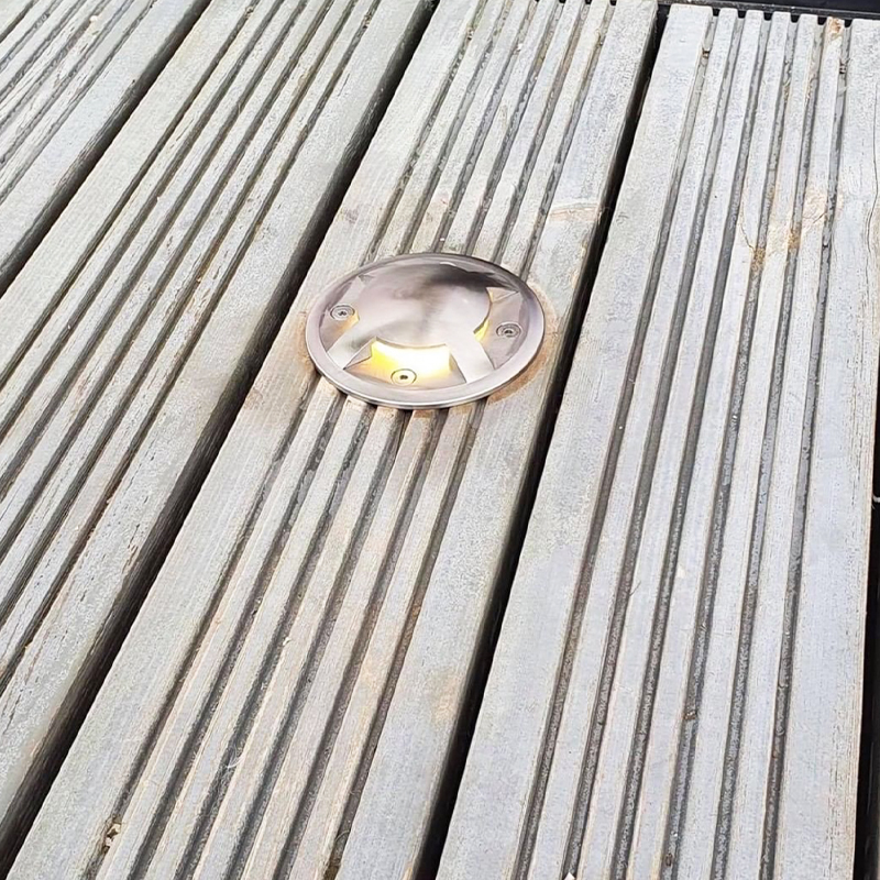 Quadmax 12v Plug and Play - Large 4 Way In Ground / Step Light - Stainless Steel (304) - Image 4