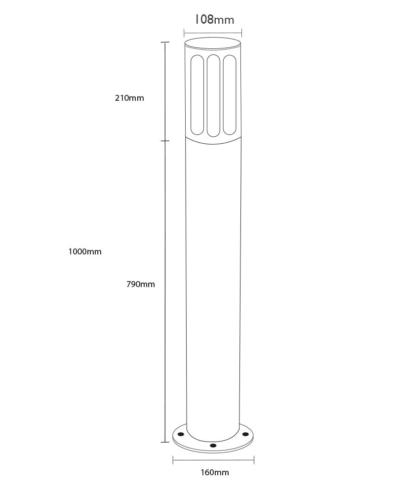 LITETOWER - Aluminium Bollard Light (Surface Mounted) - Image 15