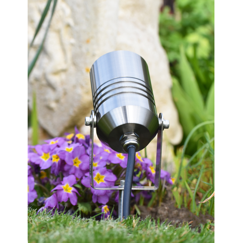 AlvaLED - MR16 316 Stainless Steel Spike Light - 12v Versa Plug & Play - Image 4