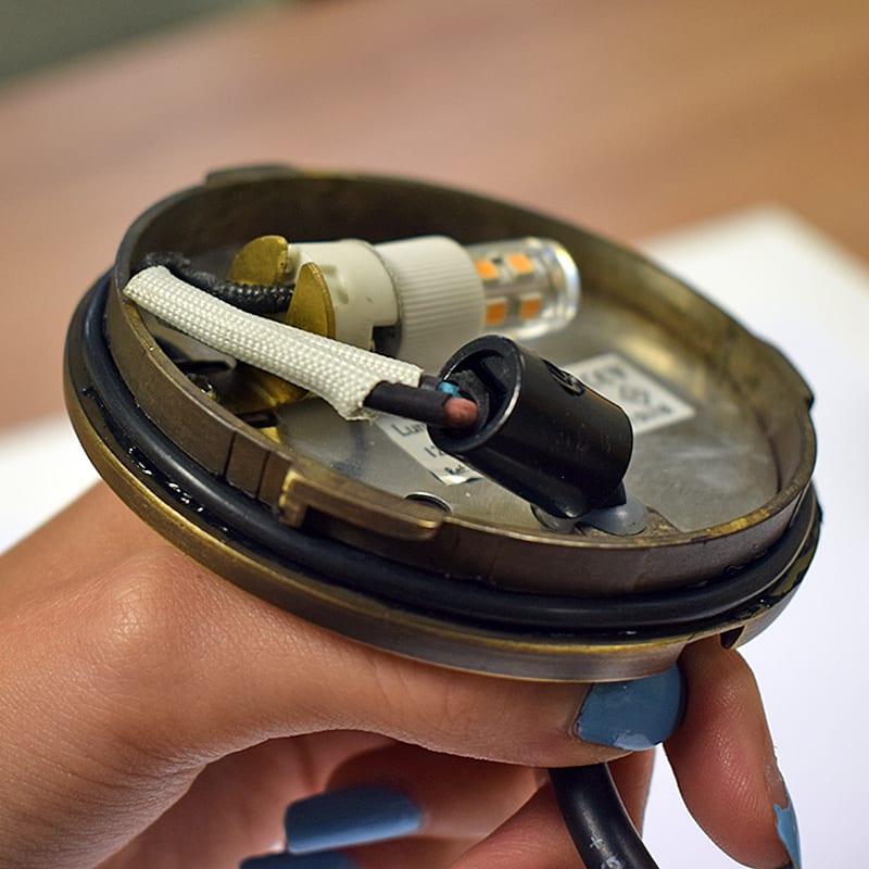 Monolite Step Lights - Brass (Rustic Bronze) - VERSA 12v Plug & Play - Image 9