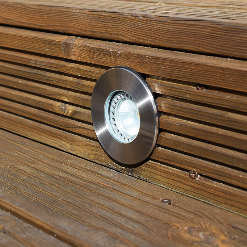 Decimax 90mm - 316 Stainless Steel Deck Light - 240v - Image 3