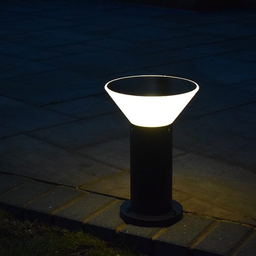 Pro Solar OLYMPIA - 380mm Solar Pedestal Light with External Mounting Base - Image 3