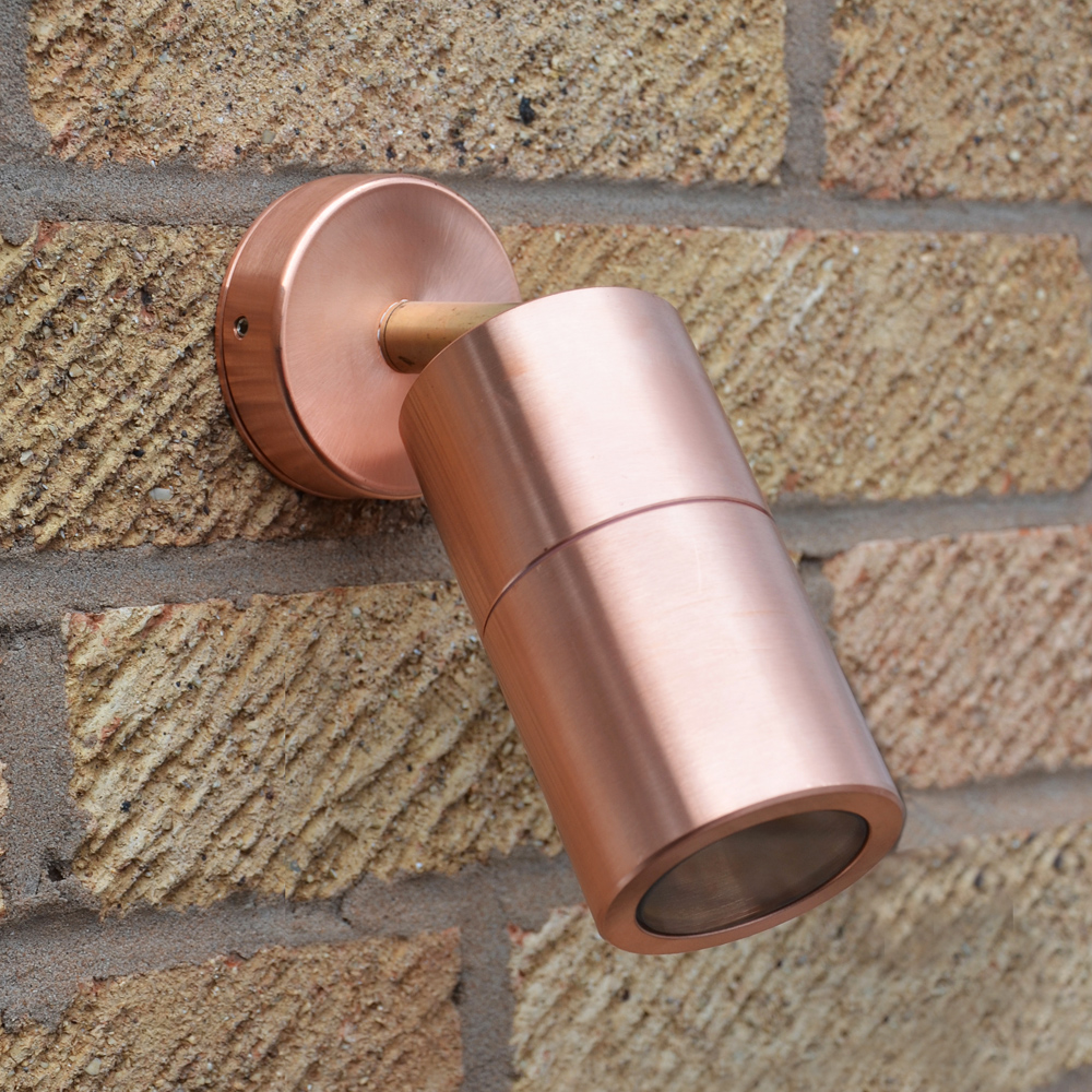 Smartspot  - Single Adjustable Outdoor Spotlight GU10- Natural Copper (240v) - Image 2