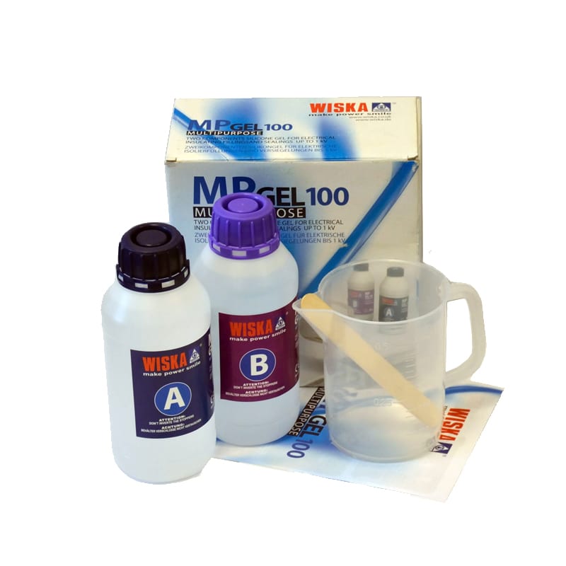WISKA MP Gel 100 - 1 Litre Multipurpose Gel for Electrical Insulation