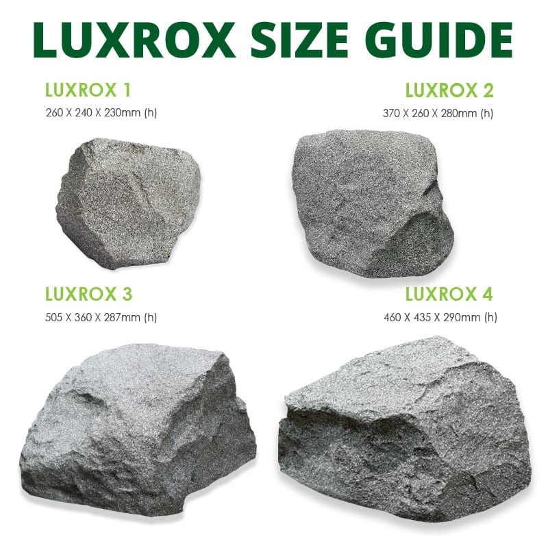 LuxRox 12v Garden Rock Lights - White Granite - Image 5