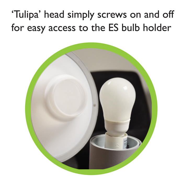 Tulipa WL Matte White- Outdoor Wall Light - Image 7