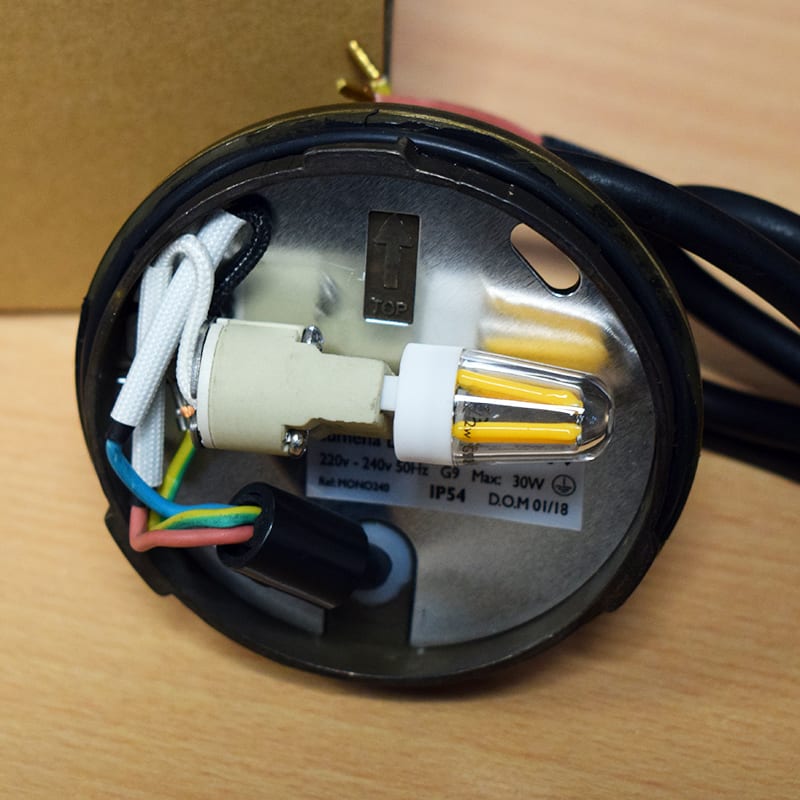 Monolite Step Lights - Brass (Rustic Bronze) - 240v - Image 8