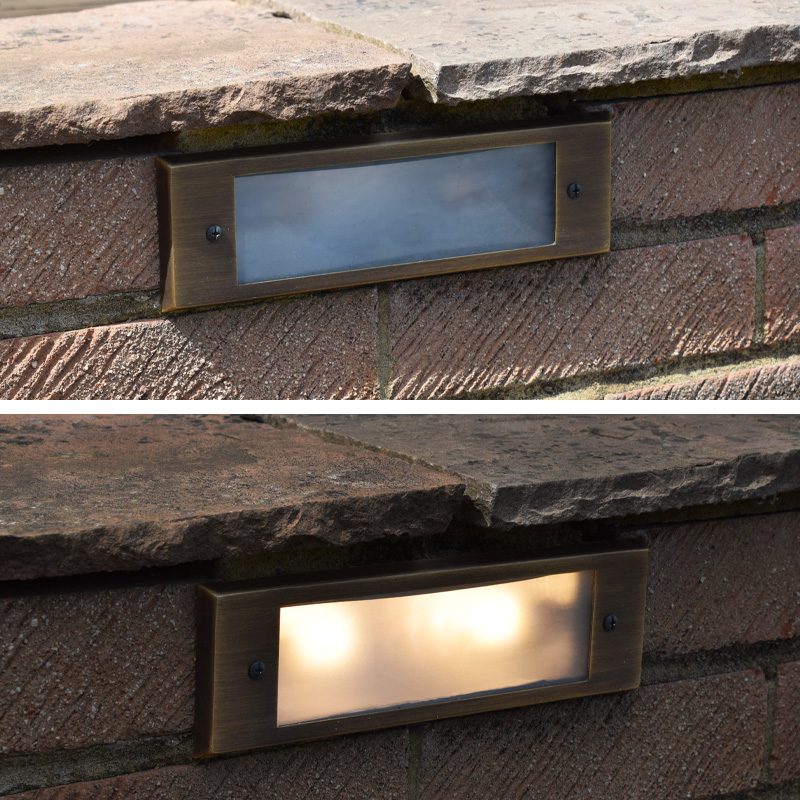 Charleston 12v Brick Light - Frosted Glass Front - Image 2