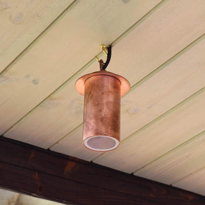 Pergolux 240v Hanging Light - Natural Copper - Image 3