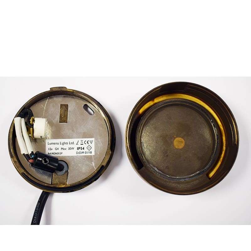 Monolite Step Lights - Brass (Rustic Bronze) - VERSA 12v Plug & Play - Image 8