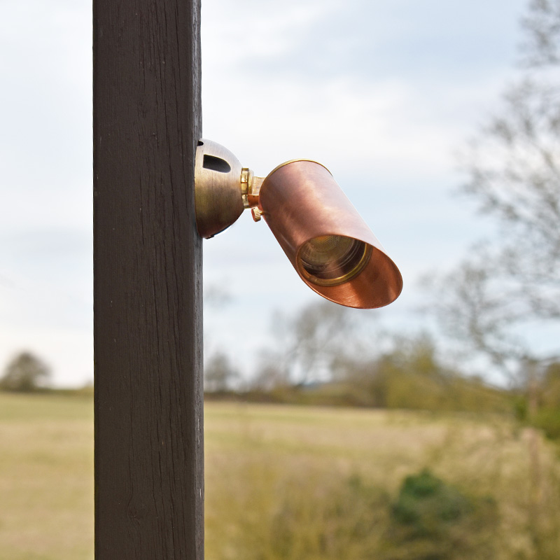 Astros - Natural Copper Spotlight with Ground Spike (12v Plug & Play) - Image 3