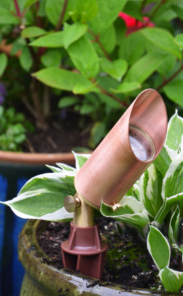 Astros - Natural Copper Spotlight with Ground Spike (12v Plug & Play) - Image 5