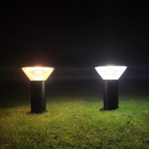 Pro Solar OLYMPIA - 380mm Solar Pedestal Light with External Mounting Base - Image 6