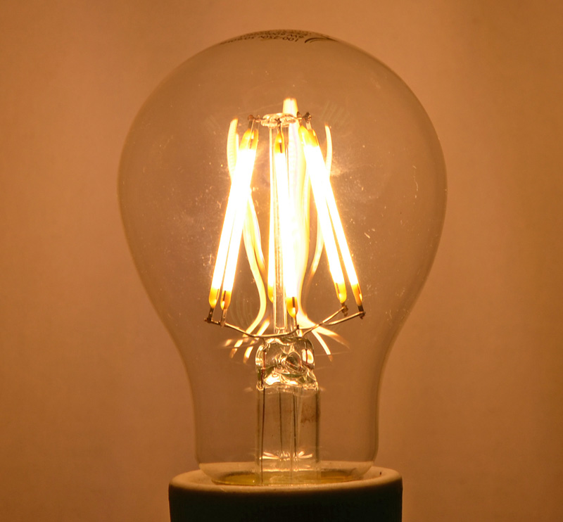 8W LED Filament Bulb E27 GLS - 240v - Image 2