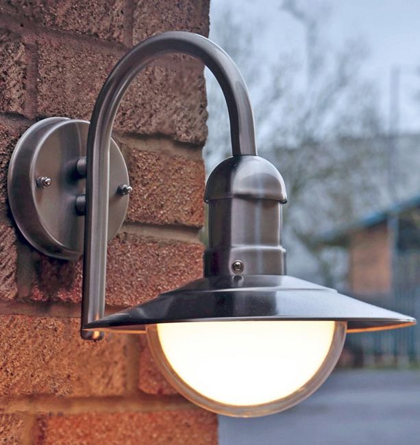 Stellus Orbit LED WL - Stainless Steel LED Outdoor Wall Light - Image 2