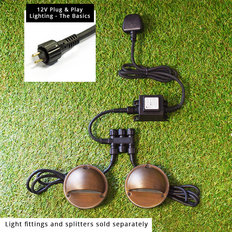12v AC Waterproof Transformer (Various Wattages) - Versa Plug & Play Output Cable - Image 3
