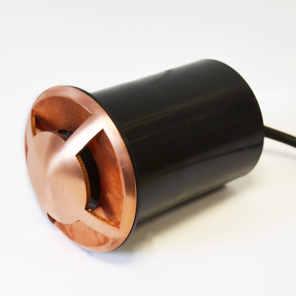QuadMarka - 240v 4 Way Recessed Ground / Step Light - Natural Copper - Image 10