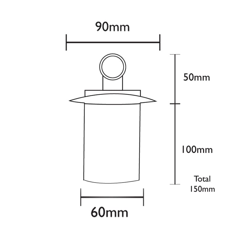 Pergolux 240v Hanging Light - Satin Silver - Image 7