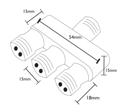 Plug & Play - Versa 3 Way Connector / Splitter (12v) - Image 3