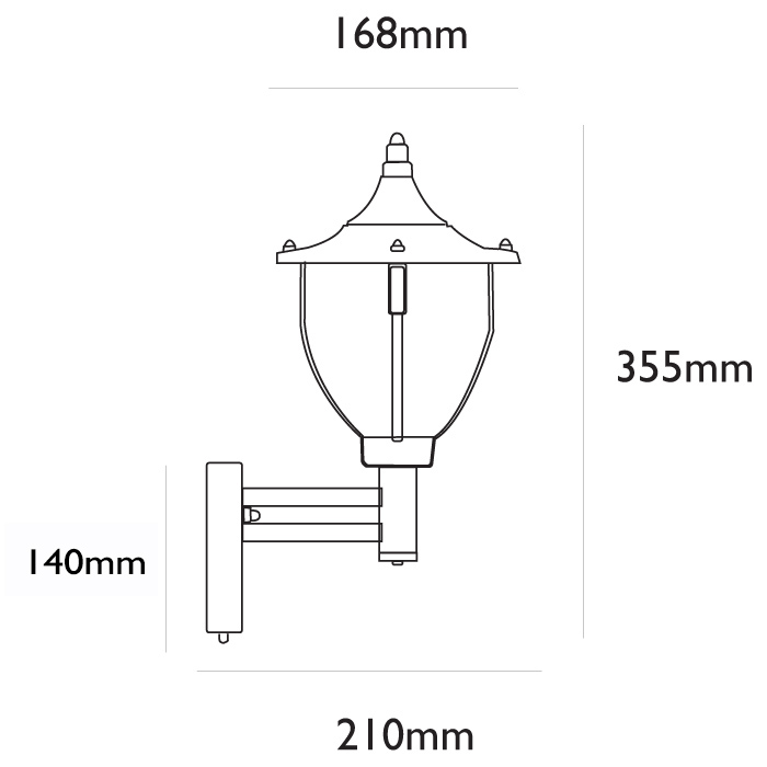 Stellus CENTURIAN WL PC - Stainless Steel Outdoor Dusk to Dawn Wall Light (Photocell) - Image 5