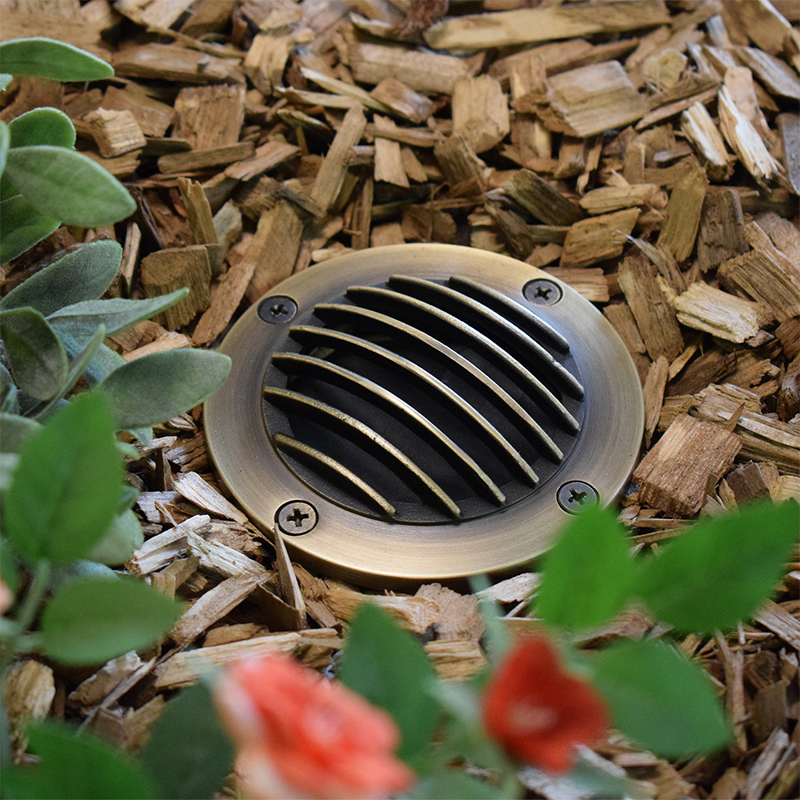 Charleston Guardlite - 12v Brass Recessed Light - Plug and Play (IP68) - Image 2