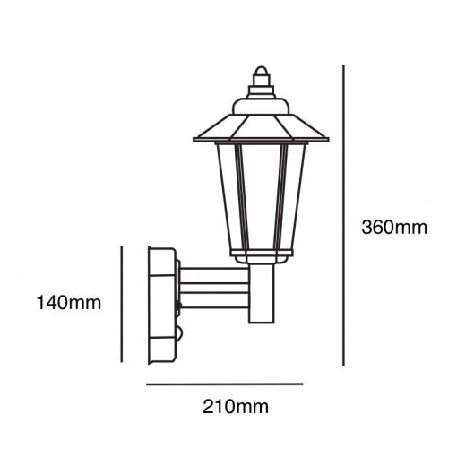 Stellus CONTESA WL S - Stainless Steel Wall Light with PIR Motion Sensor - Image 3