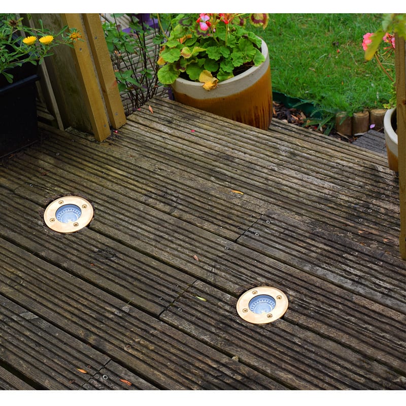 Decimax - 240v Recessed Light - Solid Natural Brass - Image 4