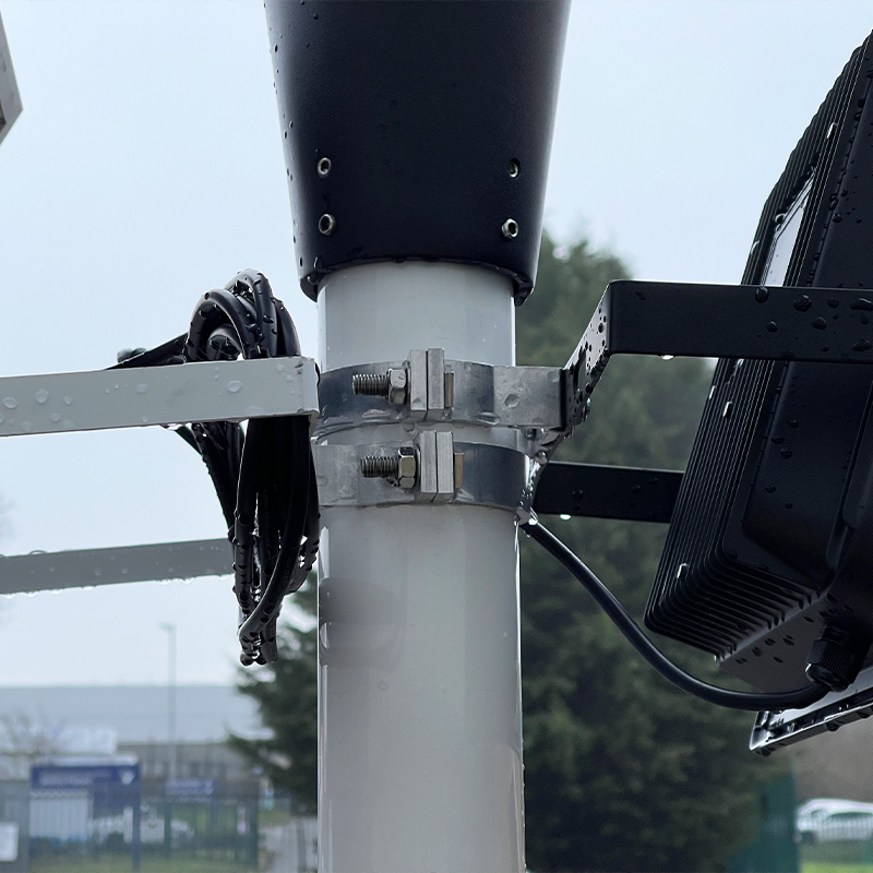Uniclamp 76mm Pole Brackets (2 pack) - Heliosol / Signa / Sky-Eye Solar Light - Image 2