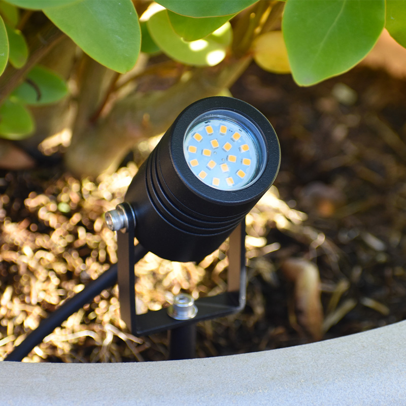 AlvaLED Mini - Adjustable 12V Mini Spike Light MR11 - Black - Image 4