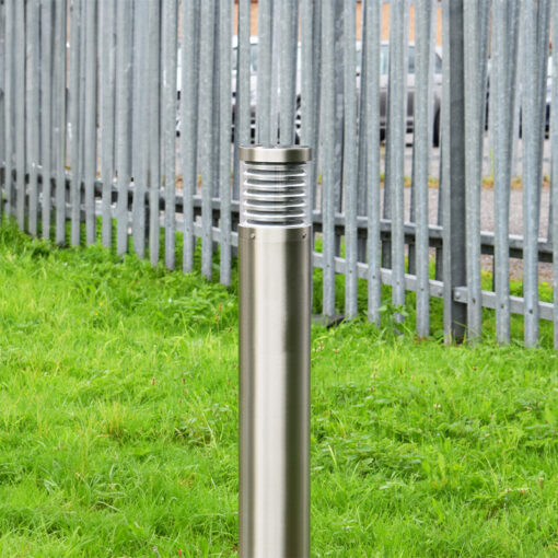 MARINA - Marine Grade 316 Stainless Steel Photocell Bollard Light - Surface Mount - Image 3