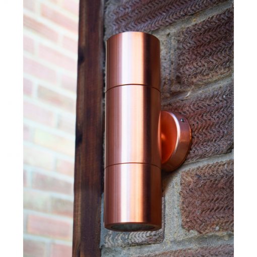 Hilospot - Outdoor Twin Spotlight - Natural Copper Spotlights (12v) - Image 5