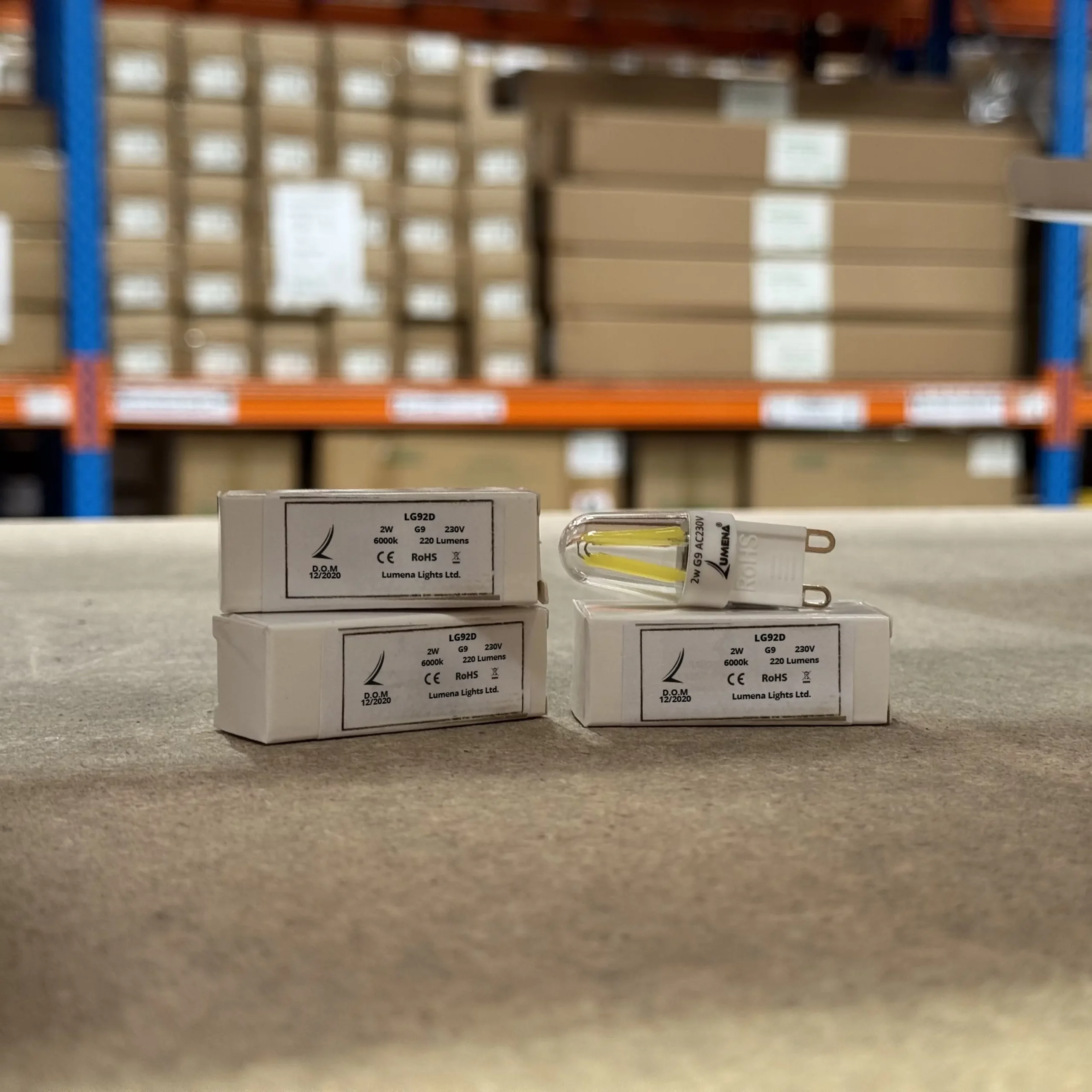 G9 LED Filament Bulb 2W - 3W WebP