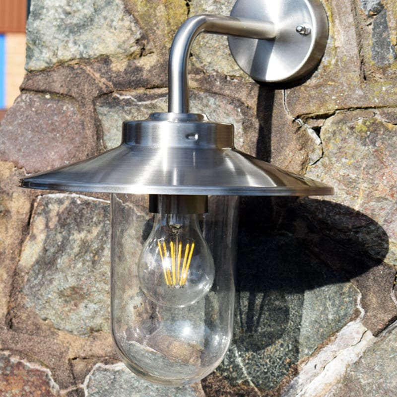 Stellus Modena - Stainless Steel Outdoor Wall Light - Image 3