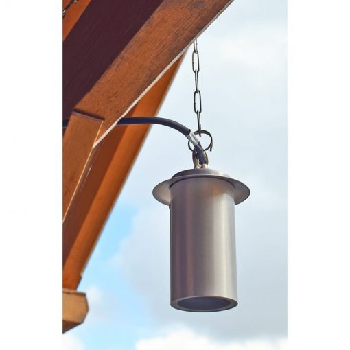 Pergolux 240v Hanging Light - Satin Silver - Image 2