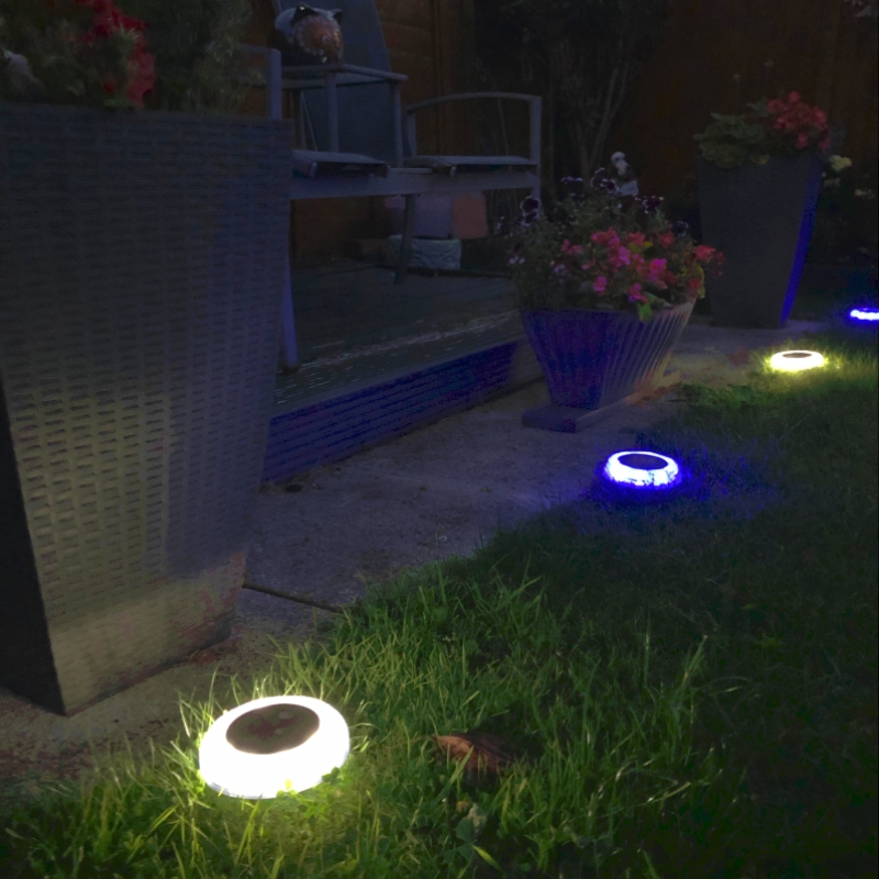 HaloMARKA Solar Decking Lights / Step Lights (White, Green or Blue) - 2 PACK - Image 11